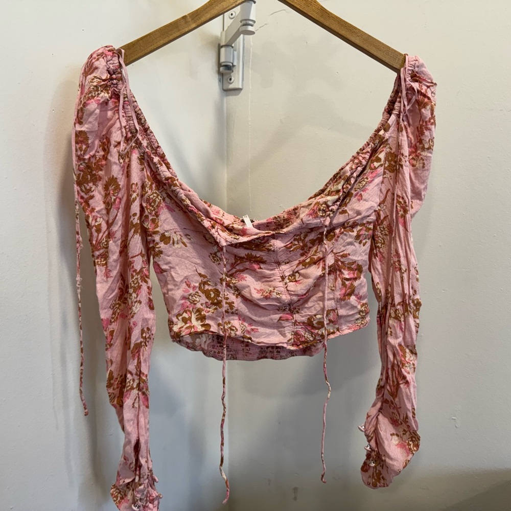 Free people Hilary printed top